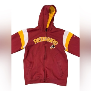 nfl washington redskins Reebok Zip Up Hoodie Youth‎ Size Large 14-16